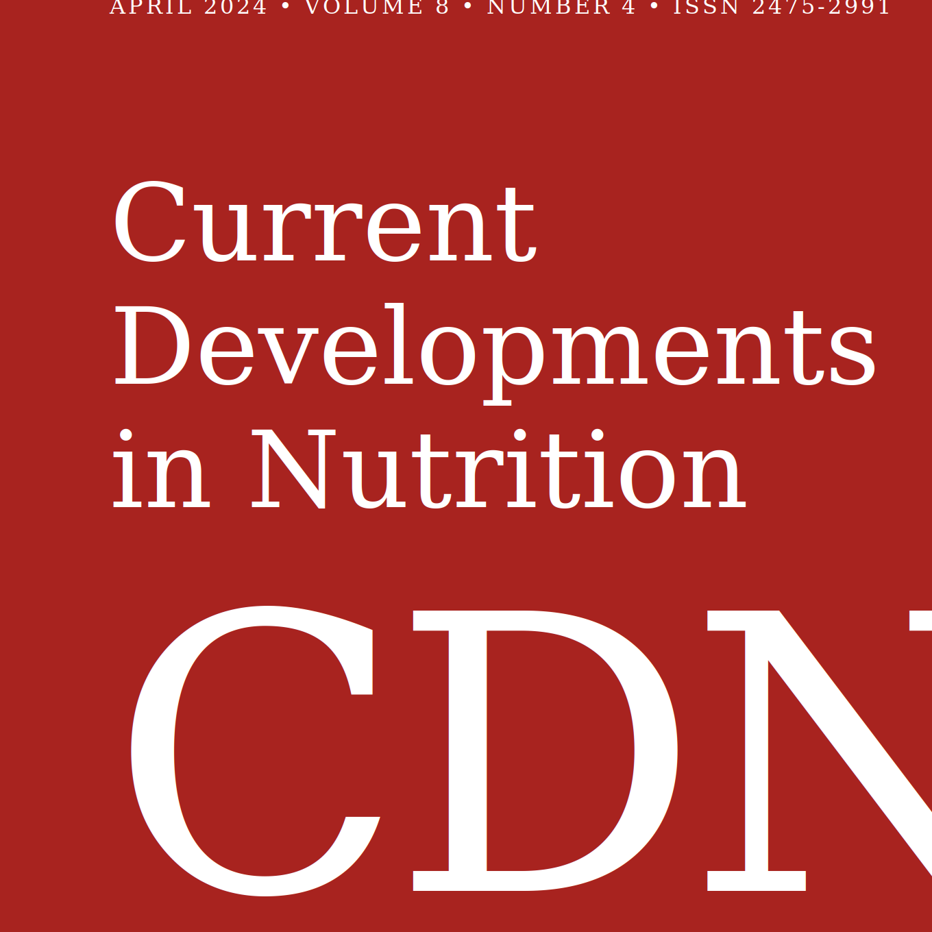 Current Developments in Nutrition — Panickar et al. 2024
